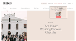 Desktop Screenshot of brides.com