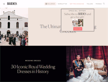 Tablet Screenshot of brides.com